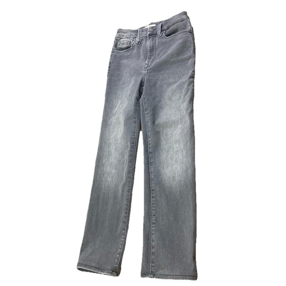 Good American Women's Sz 4/00 Icon Jeans Style:GLSAF478BT Straight Leg Black EUC - Picture 6 of 7